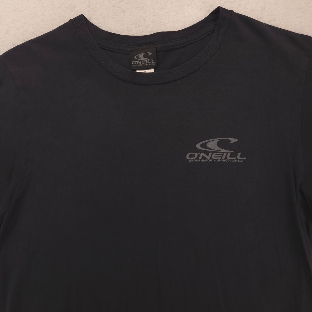ONeill Casual Crew Neck Short Sleeve Graphic T Shirt Mens Size Medium M Black